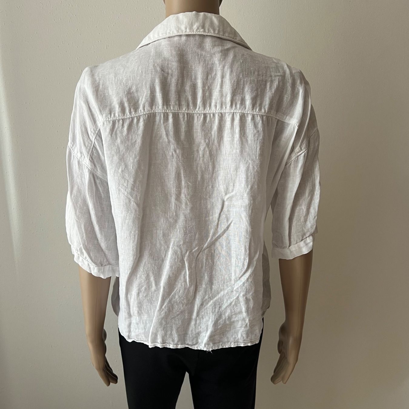Zara Blusen: ZARA Leinenbluse weiss 🤍 – Gebraucht aus zürich von vintage12 4