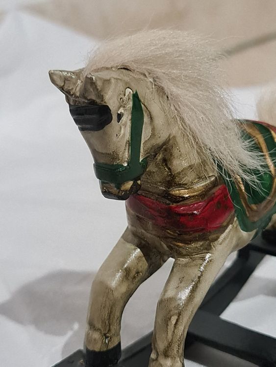 Generisch Vintage Schaukelpferd-Figur Aus Holz, Nor Produktbild-Vorschau 7