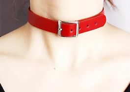 NEUES schlichtes Chocker Halsband rot - 224088