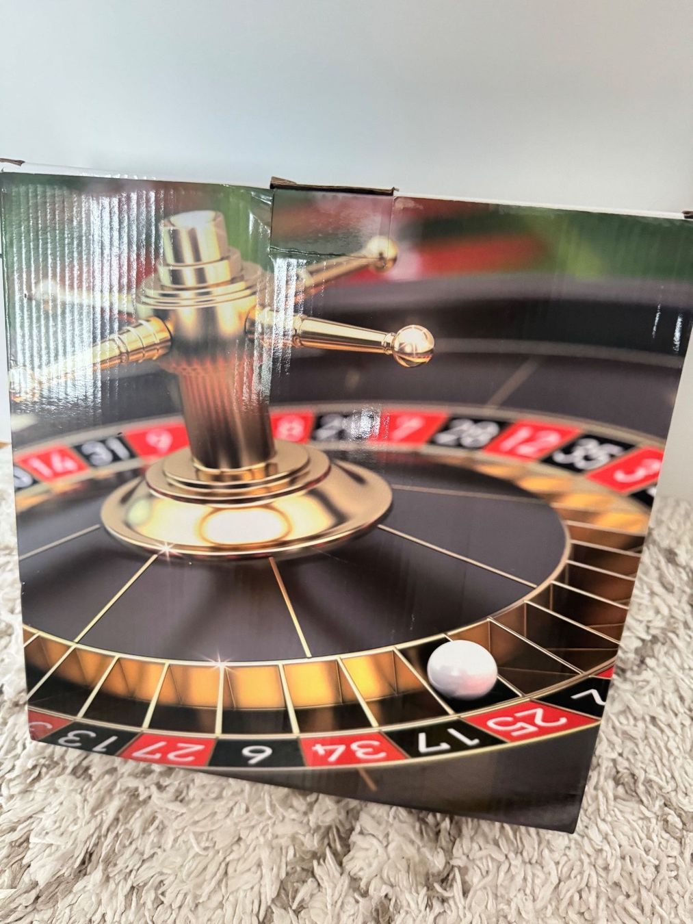 Giochi: Set de roulette à boire (Drinking roulette) – Nuovo e nell'imballaggio originale da Montreux venduto da Iza_81199