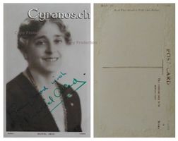 Muriel Aked (1883-1955) Schauspielerin - Autogramm