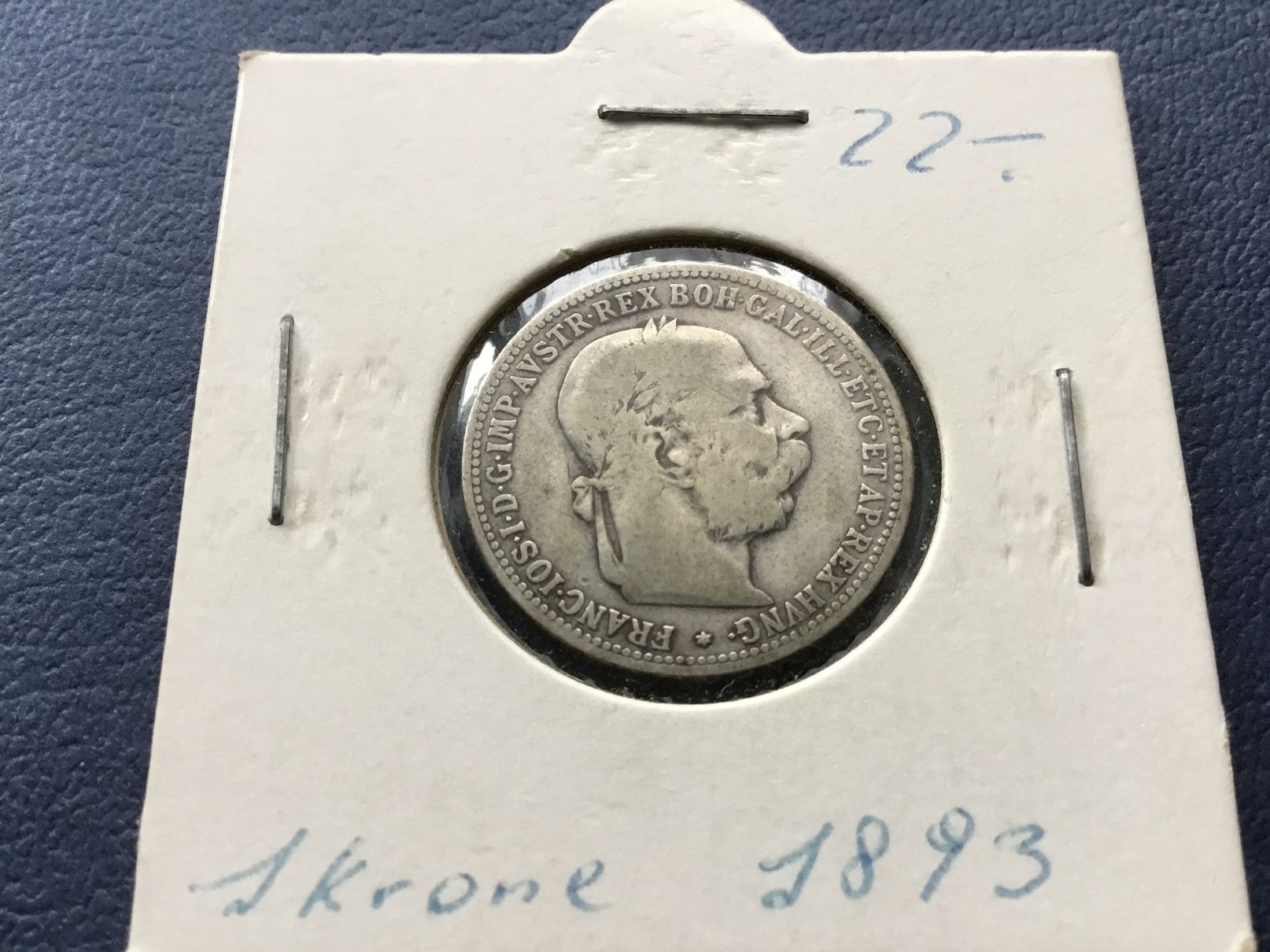 Tutti le monete: 1 Krone 1893 Franz Joseph – Usato da St. Margrethen SG venduto da alfapeugeot10