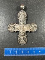 Kreuz, Kruzifix, Silber 925, Griechenland, nie getragen.