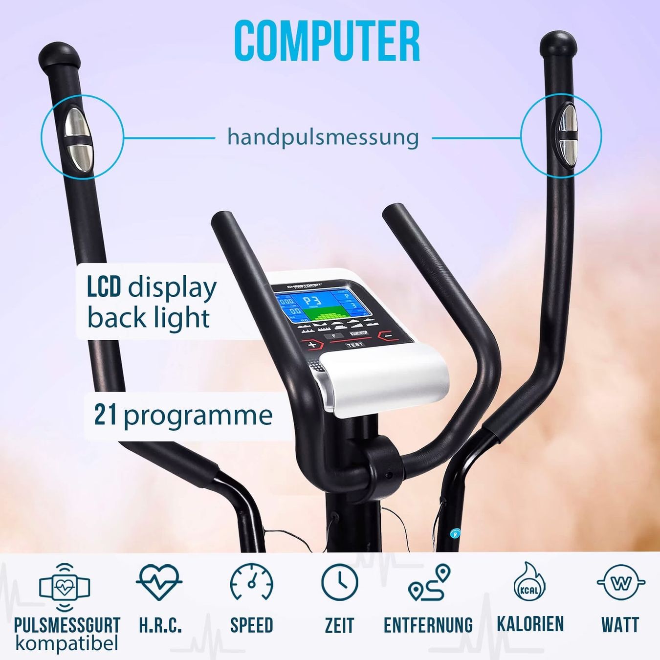 Hometrainer: Christopeit Crosstr Erg. AX 8000 – Usato da Neuchâtel venduto da con_vgg8 3
