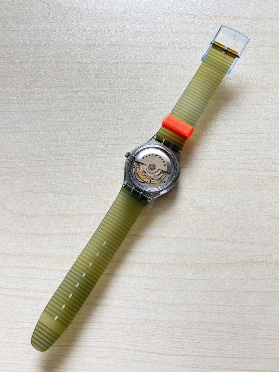 Swatch Orologi: Swatch Automatikuhr Transparent Gehaeuse  – Usato da Grenchen venduto da chththl 6
