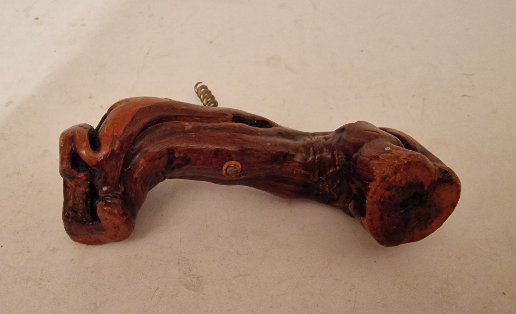 Apribottiglie & Tappi per chiusura: Urchiger Zapfenzieher mit Holzgriff – Usato da Winterthur venduto da Mmondeo 1