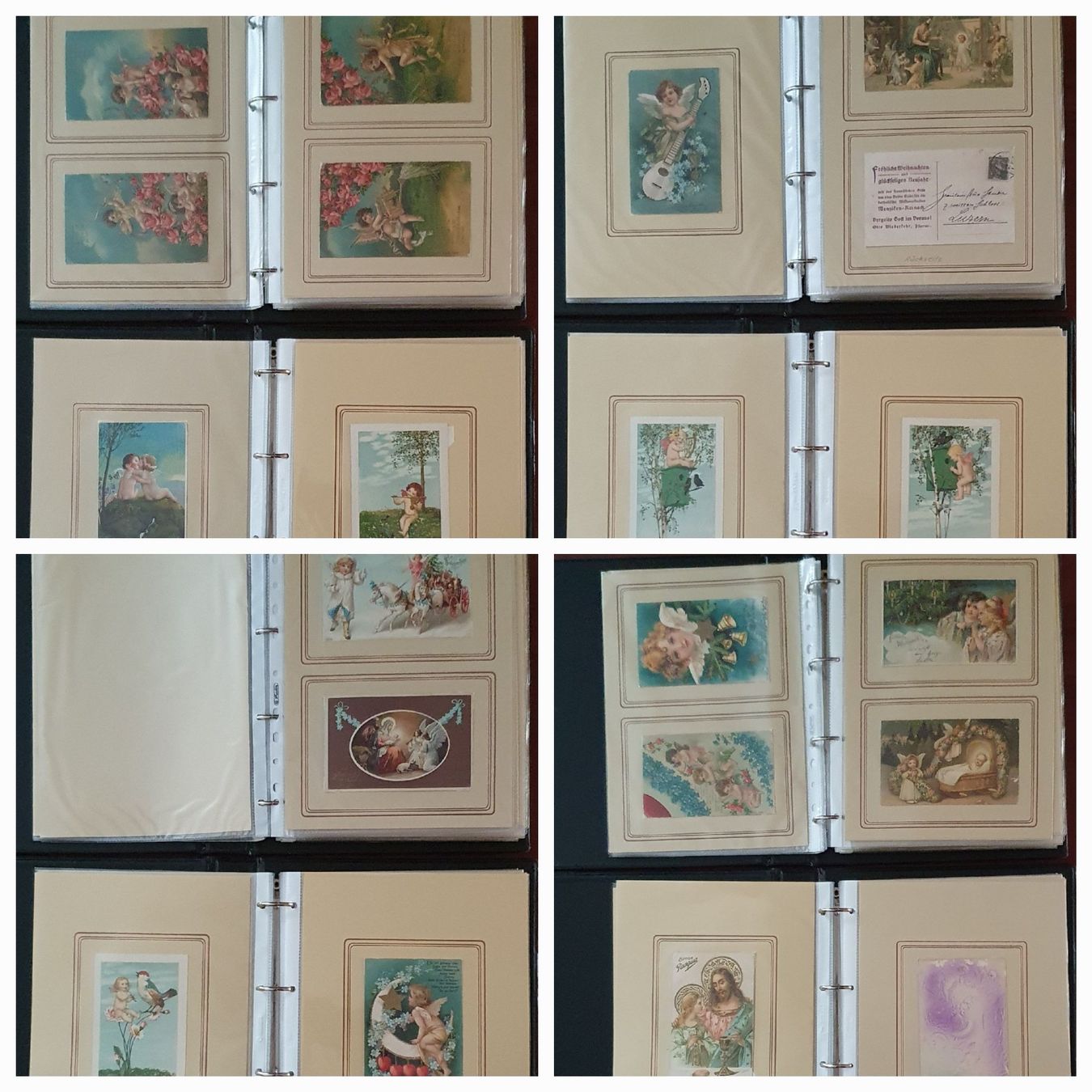 Cartoline postali: Sammlung Ansichtskarten Weihnachten/Neujahr und Engel – Usato da Kreuzlingen venduto da Rschweiz1 2