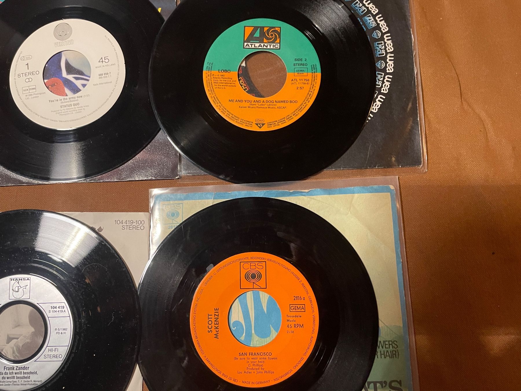 Dischi in vinile: Vinyl Sammlung 12x 70's Rock, psychedelic 45's – Usato da Zürich venduto da Arcana_Fail 4
