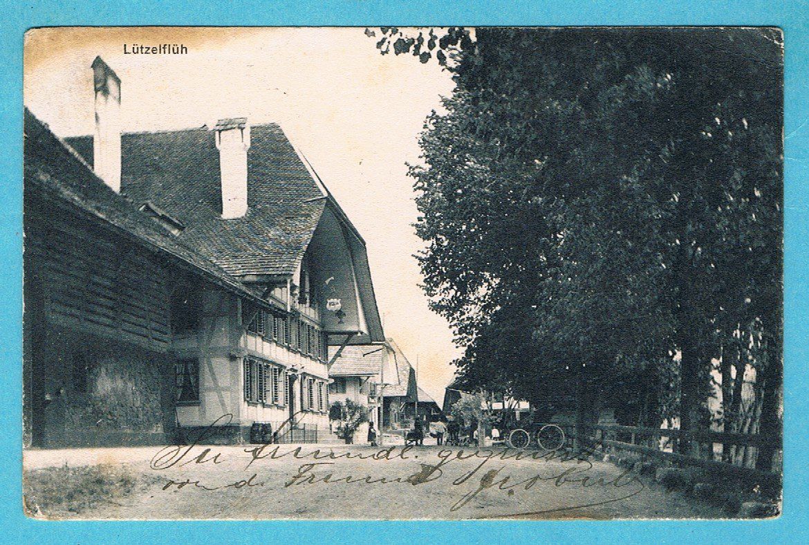 Ansichtskarten: Lützelflüh Ansichtskarte von 1912 belebt. – Gebraucht aus Seedorf von Carabella3