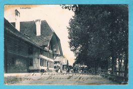 Lützelflüh Ansichtskarte von 1912 belebt.