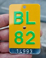 Mofanummer BL 82 - Basel-Land 14993 guter zustand!