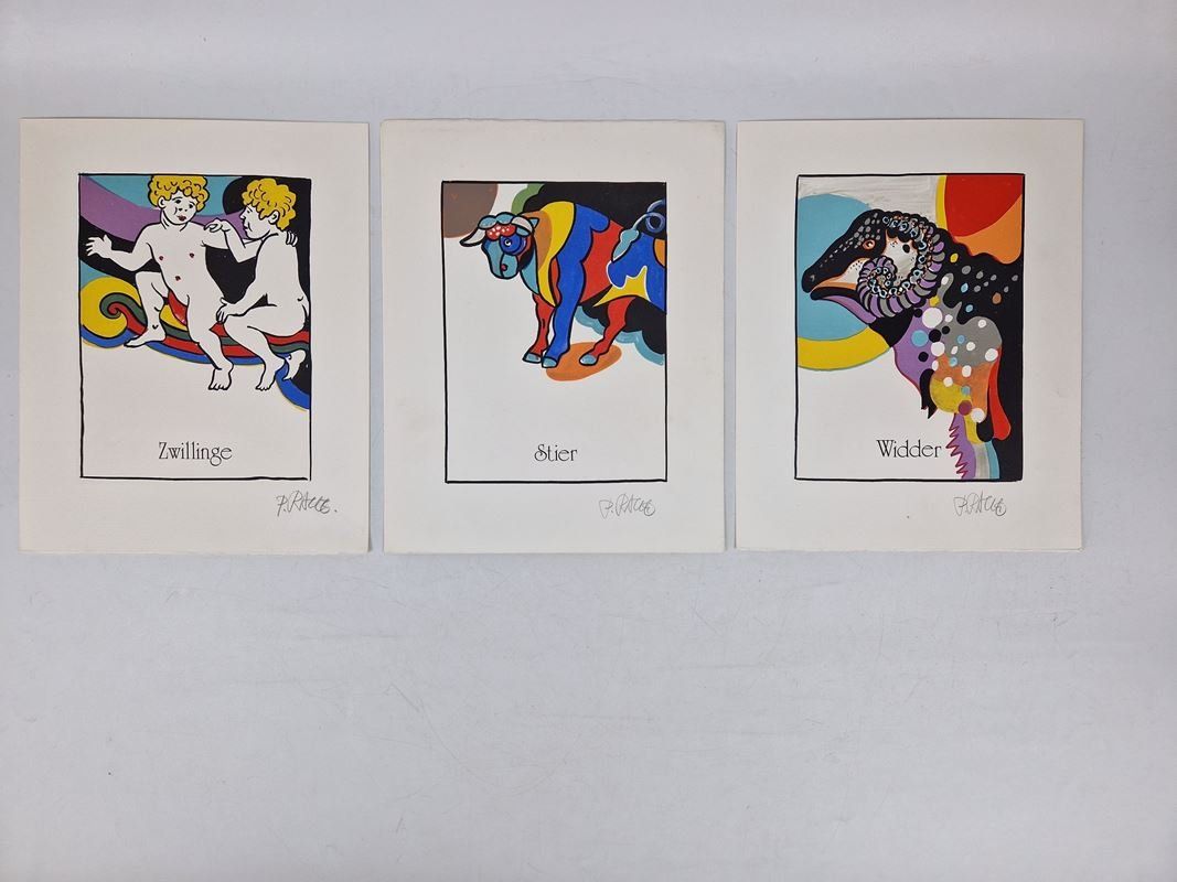 Posters & Illustrations: Sternezeichen Bilder – D'occasion à Muhen par Restwert_Muhen 1