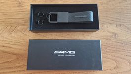 Schlüsselanhänger AMG Leder Carbon Neu mit Box