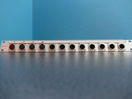Neutrik XLR Patch Bay - 4 female, 8 male