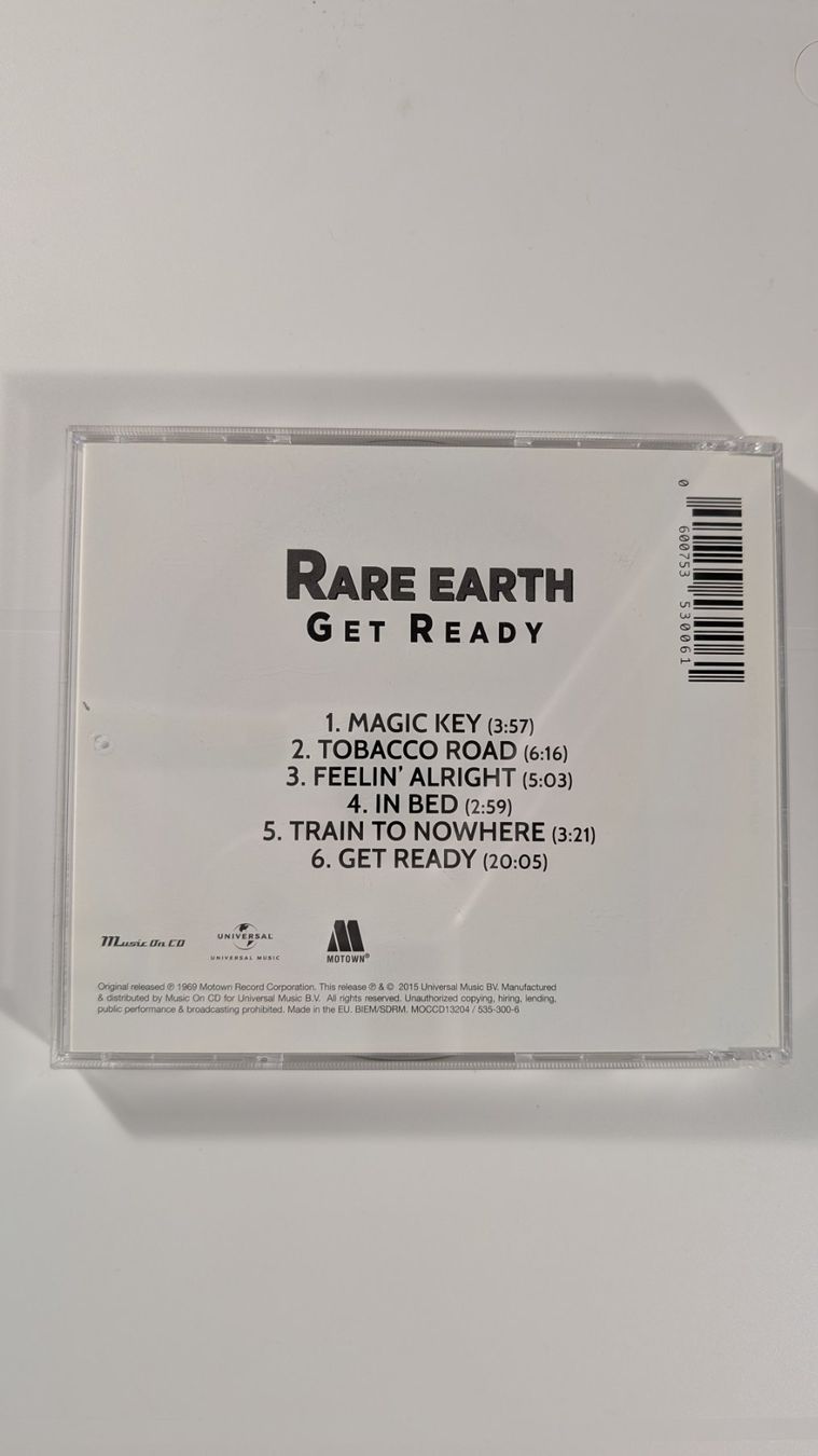 CD: Rare Earth - Get Ready – Usato da Baar venduto da Arthur_Fooksayk 1