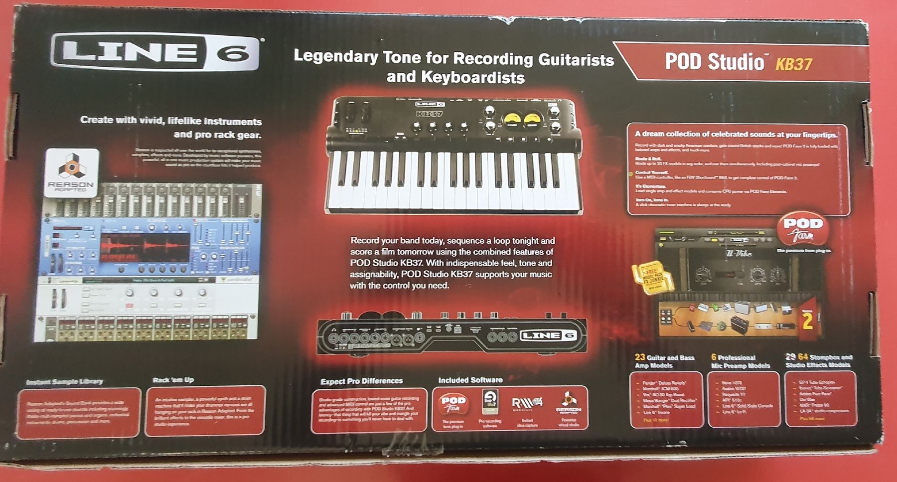 Line 6 Attrezzatura per studi di registrazione: Line 6 POD Studio KB37 - Das ultimative Musik-Interface! – Nuovo (secondo la descrizione) da Killwangen venduto da versus77 2