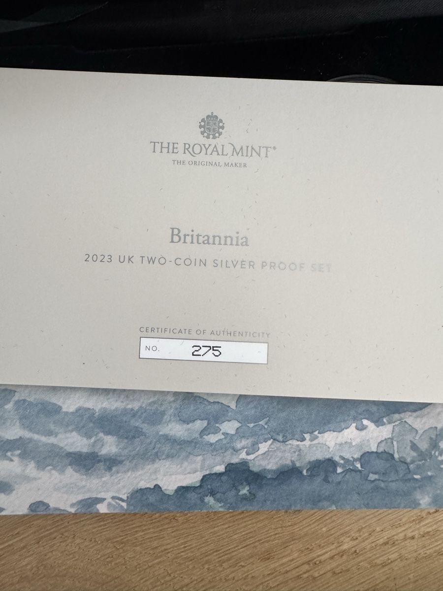 Toutes les monnaies: 2023 Britannia Silver Reverse Proof 2 Coin Set – Neuf (Voir description) à Founex par egz_58qz 7