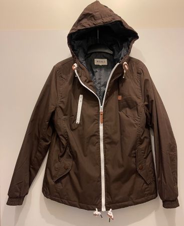Veste matelassée femme, couleur chocolat, taille XL