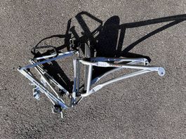 FollowMe Tandemkupplung + 16" Einhorn Mädchenfahrrad