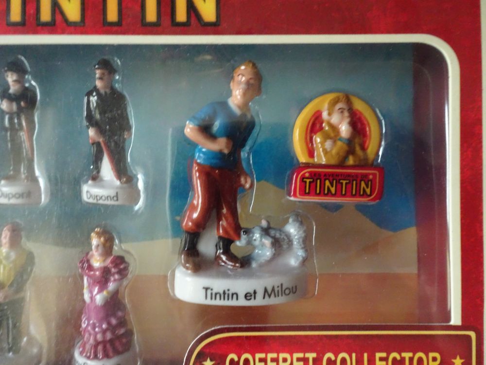 Collection De 6 Figurines Tintin (Tim Und Struppi) - Personnages De Bande Dessinée - Figurines De Collection Neuves