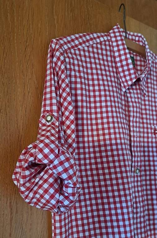 Camicie, T-shirt & Polo: Trachtenhemd Knaben Gr. 158/164 – Usato da Märwil venduto da SchmidC14 2