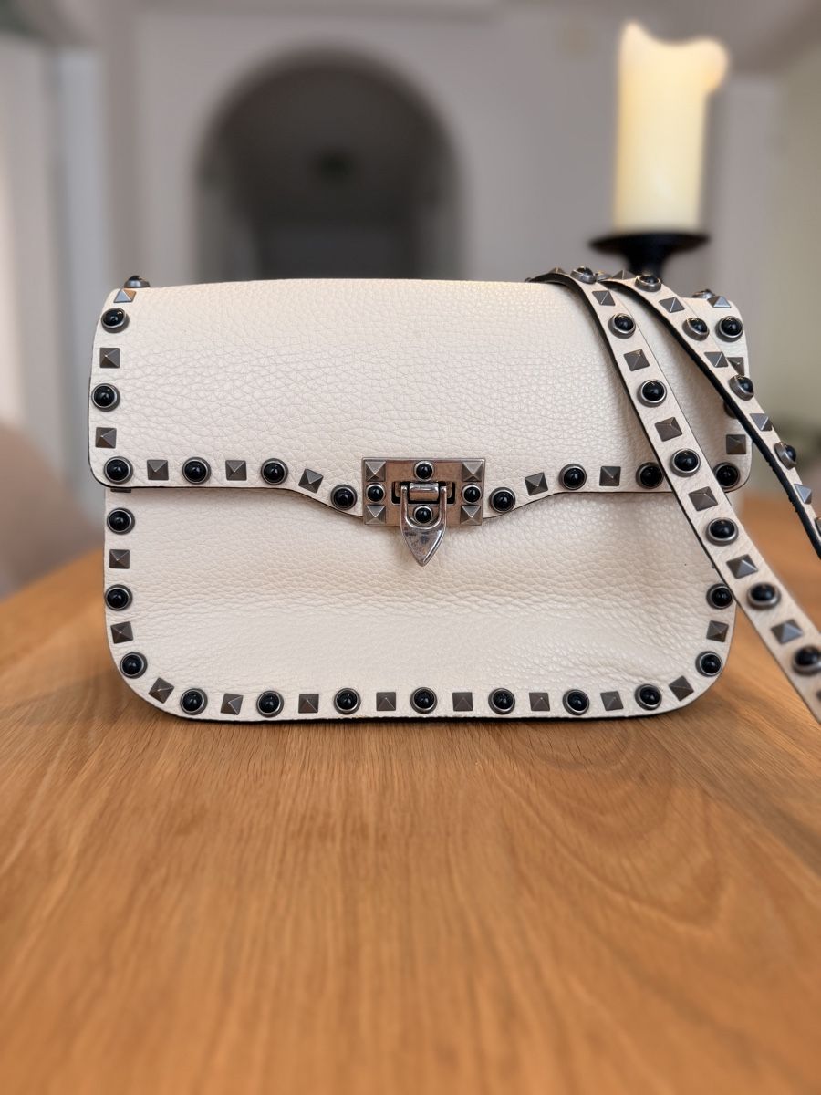 Valentino Borse da donna: Valentino Garavani Rockstud Bag white – Nuovo (secondo la descrizione) da Zürich venduto da fil_z5hq 7