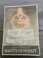 Alter Katalog / Villeroy & Boch Sanitäres Hartsteingut 1930
