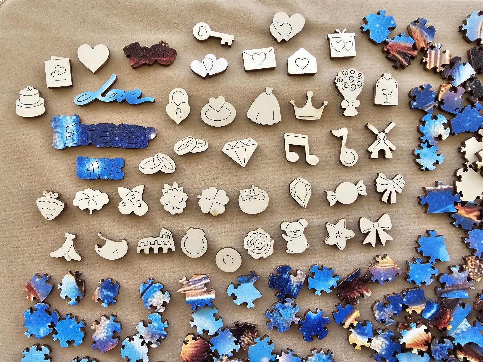 Puzzle: Süsses Holzpuzzle "Faultiere" Gr. A2 mit 502 Teilen – Nuovo (secondo la descrizione) da Bütschwil venduto da Taranabo 2