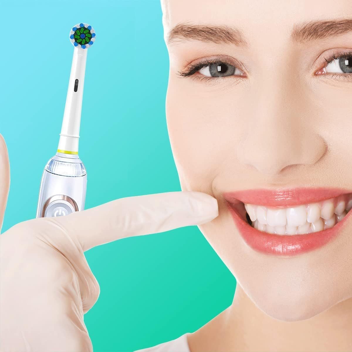 Cura dei denti: 16er Aufsteckbürsten 4 Sensitive,4 Precision,4 Floss,4 Cross – Nuovo (secondo la descrizione) da Thun venduto da yesky 2