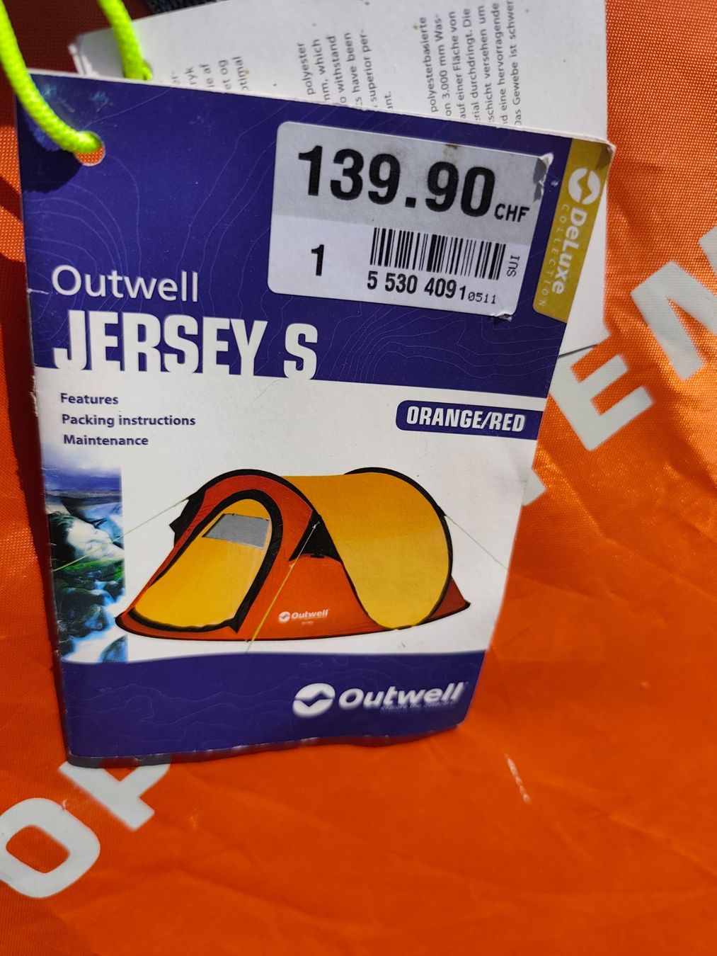 Outwell Tentes: Wurfzelt – D'occasion à Oeschgen par haderlump65 1