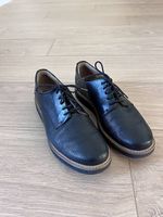Schwarze Lederschuhe von Clarks, Gr. 40