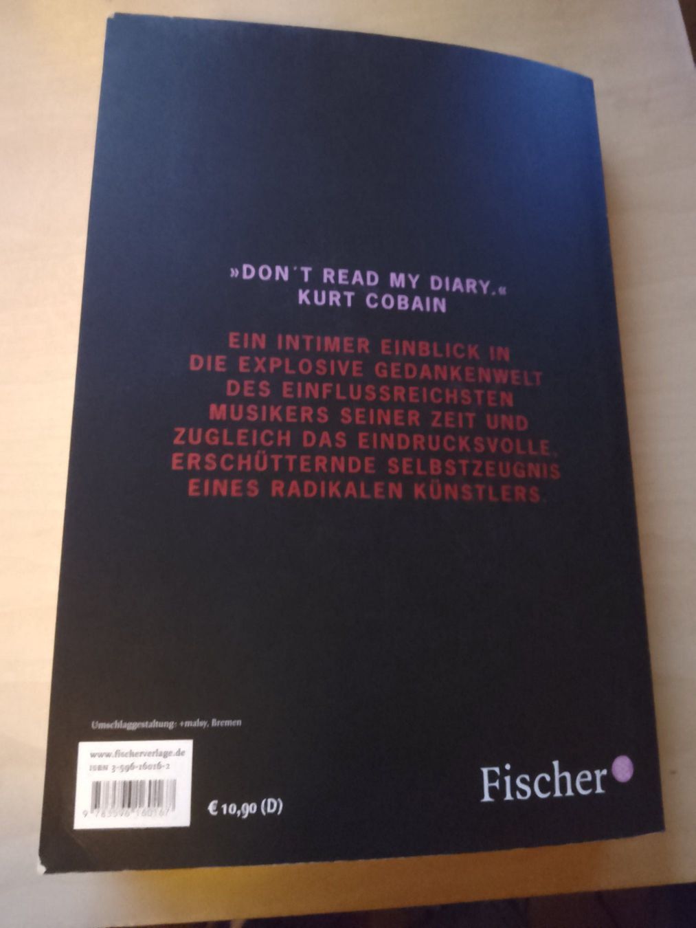 Libri: Kurt Cobain Tagebücher – Usato da morschach venduto da fbgnfbdbchrigi 3