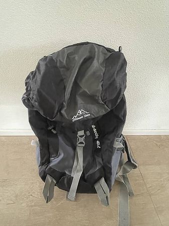 Wanderrucksack Trekkingrucksack 45L grau/schwarz