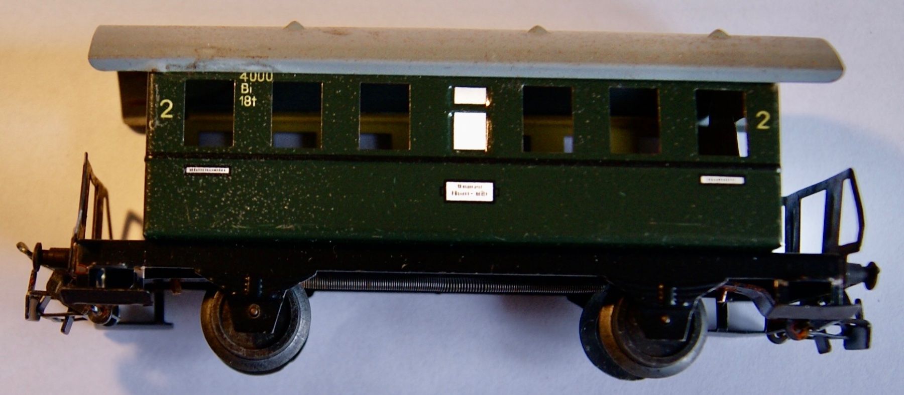 Märklin Modelleisenbahnen: 3 Wagons Marklin 4000.5, Bi 18t, 1958 – Gebraucht aus Morrens VD von alain50