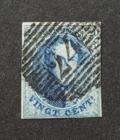 Belgien 1850-61, Leopold I, 20c gestempelt