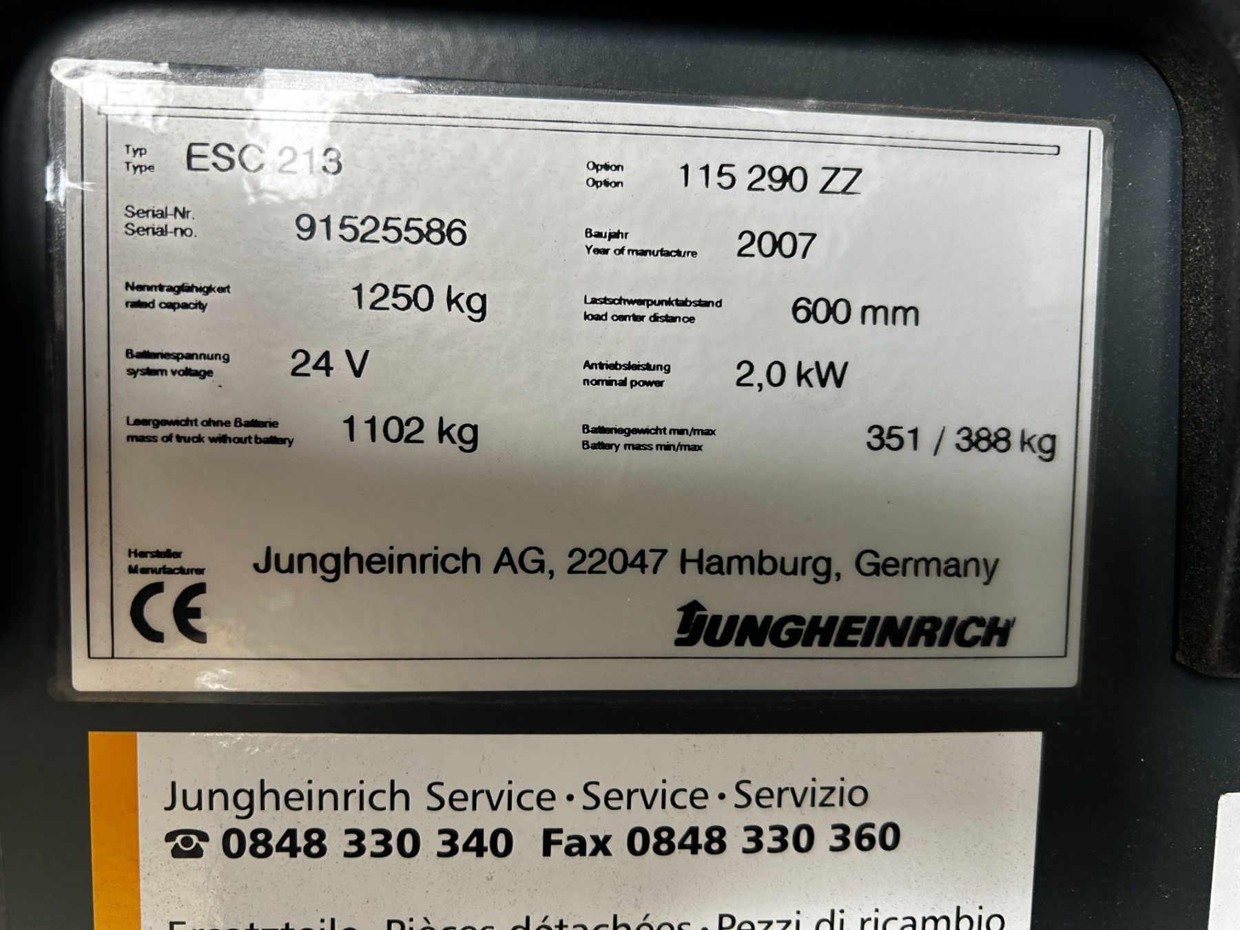 Jungheinrich Carrelli elevatori e a forche: Jungheinrich ECS 213 – Usato da Volketswil venduto da mir_v2mf 3