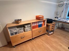 Büromöbel Kombination, 6-teiliges Set