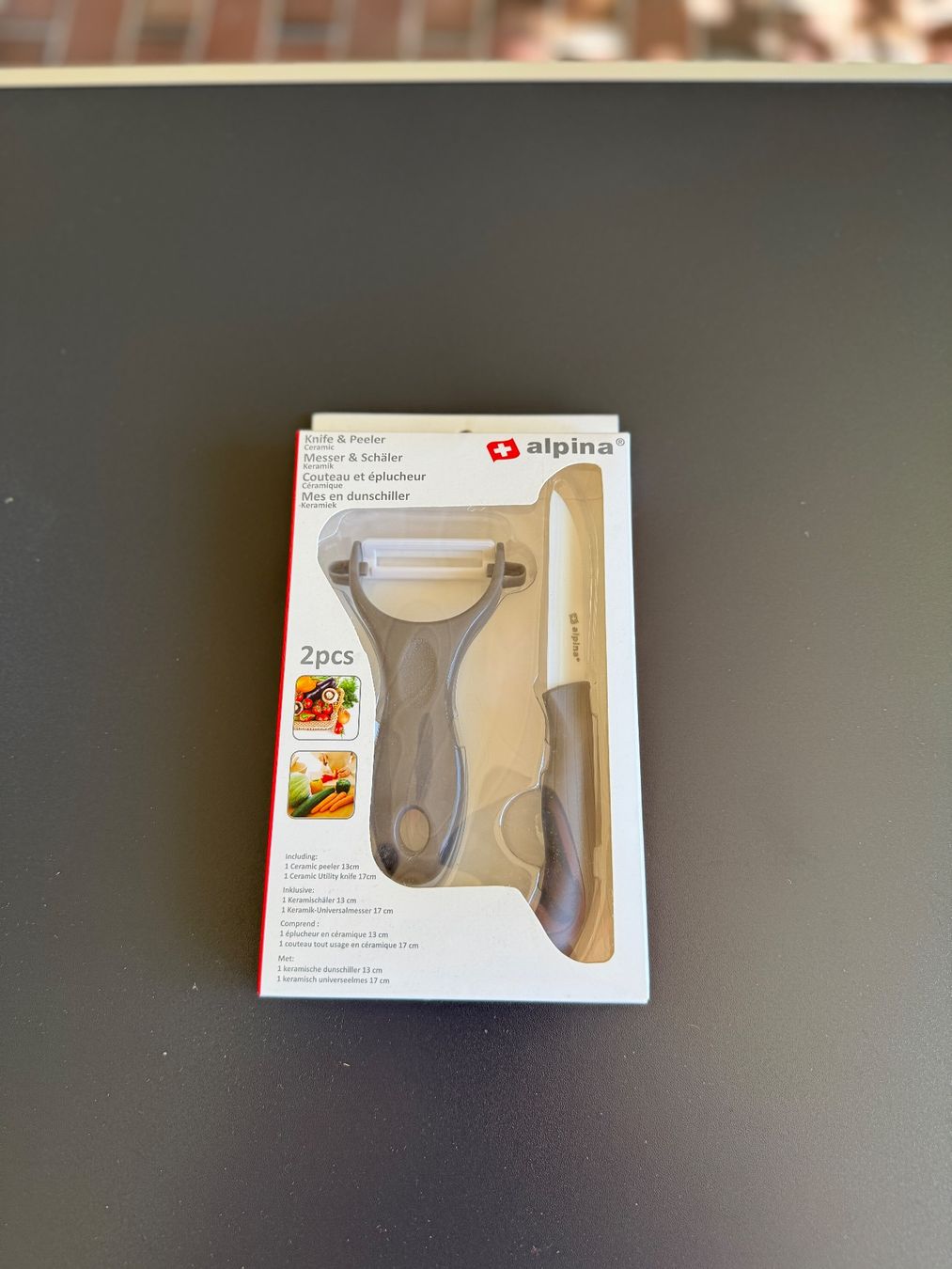 Coltelli: Keramik Messer mit Schäler – Usato da Riehen venduto da lor_d5w8