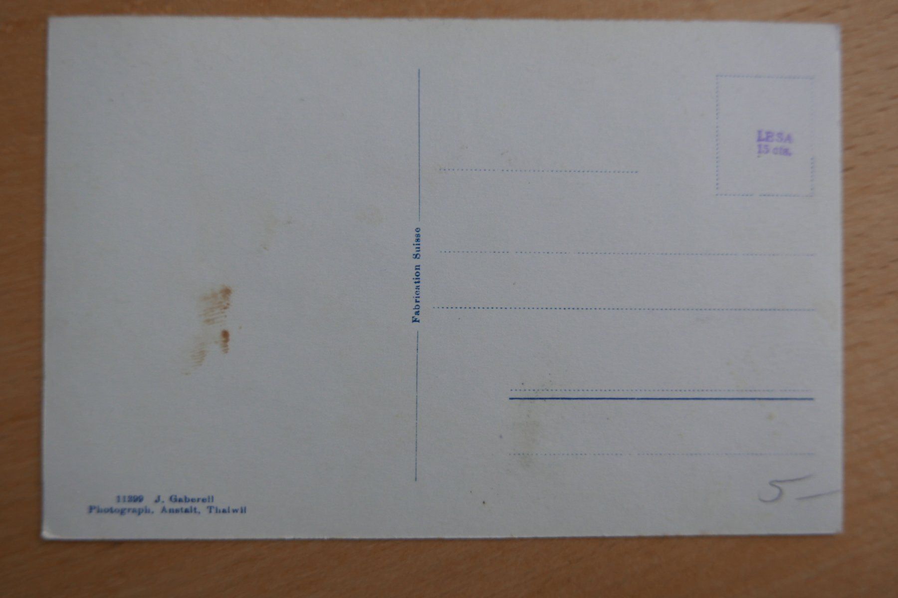 Ansichtskarten: Ansichtskarte Buonas ca. 1948 – Gebraucht aus Rotkreuz von nigal 1