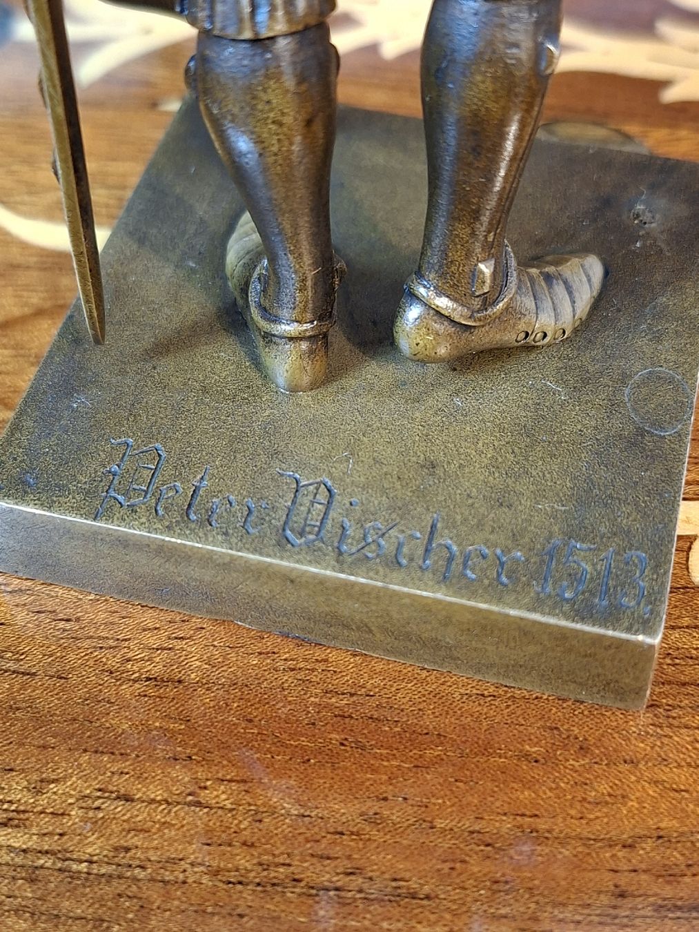 Skulpturen & Statuen: Bronze Figur Ritter Theodoric Peter Vischer  – Gebraucht aus Steffisburg von ZeitReise_ 4