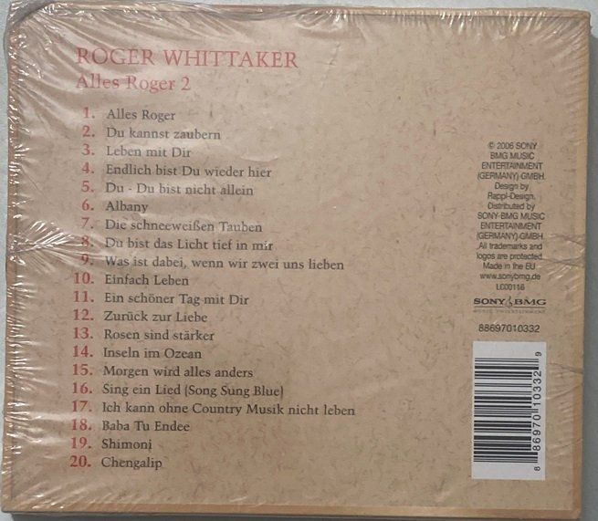 CD: 3x CD Roger Whittaker – Usato da Grüningen venduto da azulmarron 3