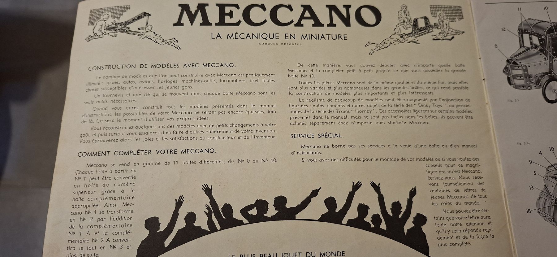 Meccano Baukästen: MECCANO ANNEES 50 – Gebraucht aus Bercher von gfc_cs28 5