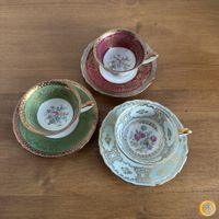Vintage Rosenthal & Thomas 3 Tassen Set