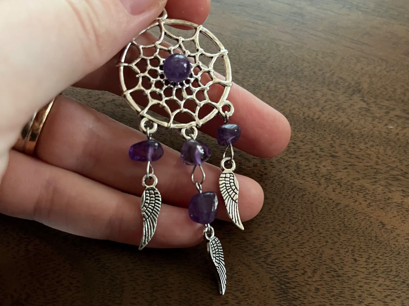 Ciondoli: Anhänger Traumfänger mit Amethyst – Nuovo e nell'imballaggio originale da Gams venduto da Mariawicca 1