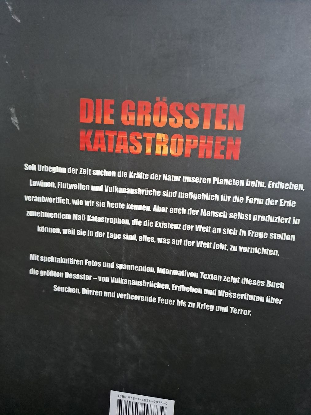 Libri: Die grössten Katastrophen - Buch – Usato da Zürich venduto da Schoebi19 8