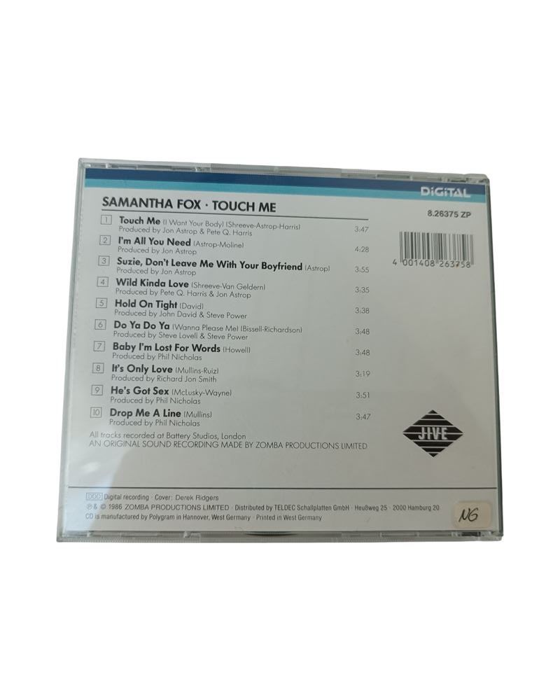 CDs: Samantha Fox - Touch me | CD – Gebraucht aus Luzern von Restwert_Luzern 1