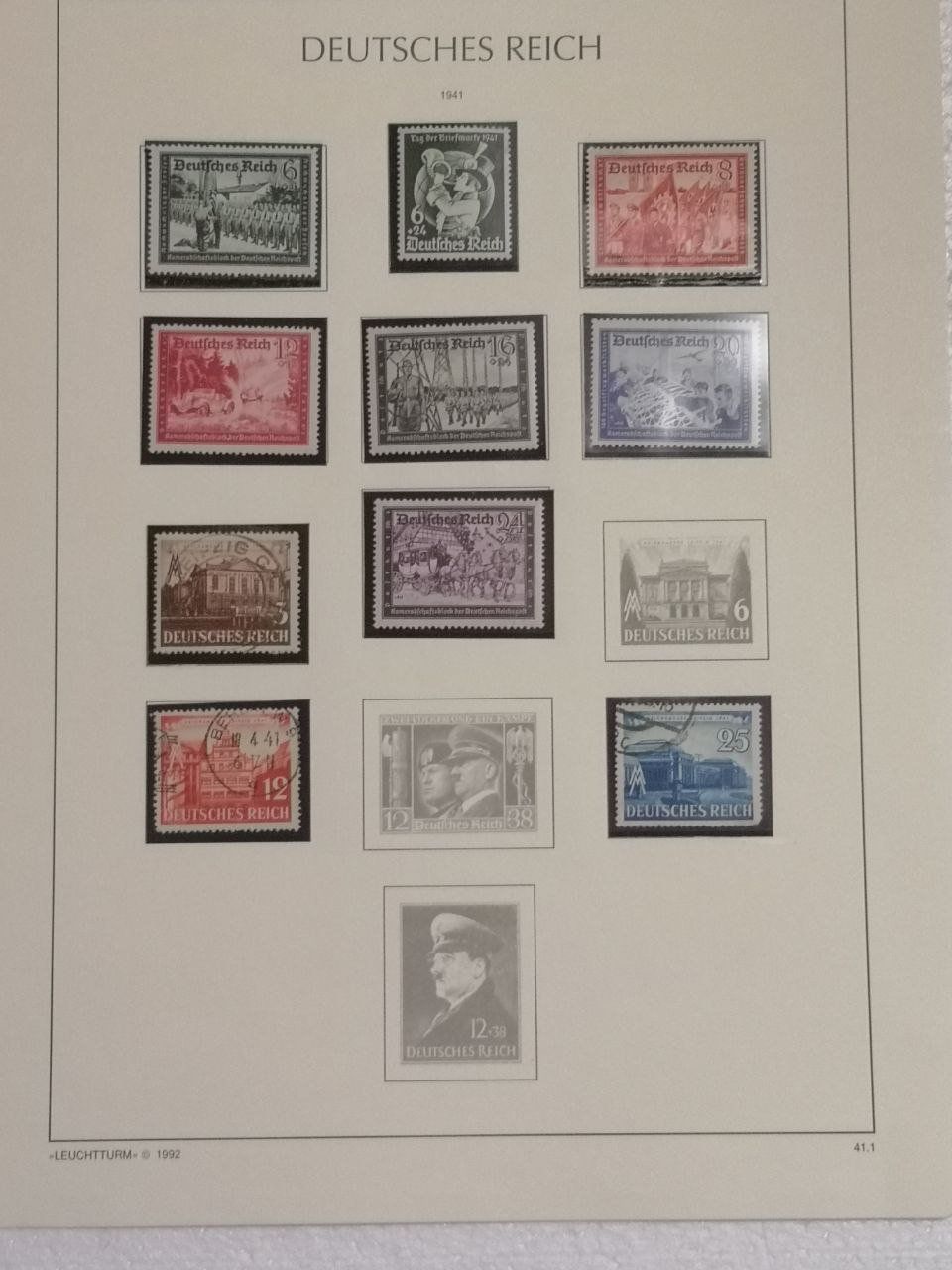 Tutti i francobolli: Deutsche Briefmarken 1939-1944. 10 Seiten. – Usato da Bern venduto da Yunkom 5