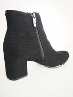 Schwarze Stiefeletten mit Absatz – Gr. 41 – wie neu