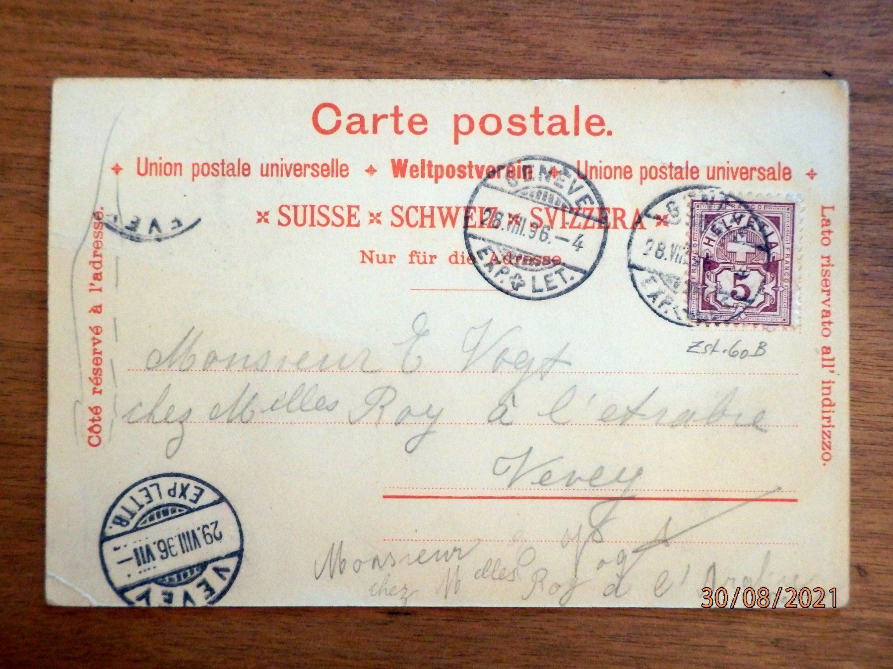 Cartoline postali: Litho, Souvenir de Genève + 1 AK gratis – Usato da Ueberstorf venduto da dinbau 5