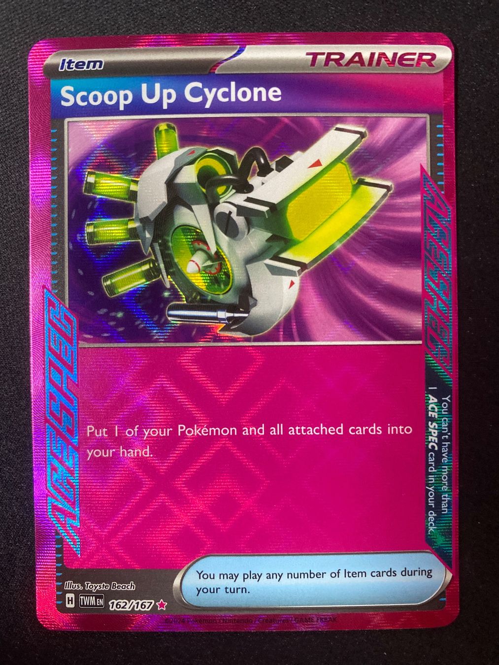 Pokémon Carte collezionabili: Scoop Up Cyclone 162 - ACE SPEC - Twilight Masquerade - EN – Nuovo (secondo la descrizione) da Hausen AG venduto da Shrade
